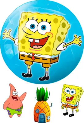 Produktbild von SpongeBob SquarePants. Tortenaufleger,Geburtstag,Tortendeko