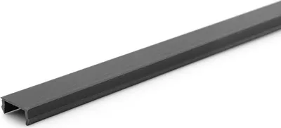 Produktbild von Abdeckprofil schwarz B-Typ Nut 8, Länge 1m