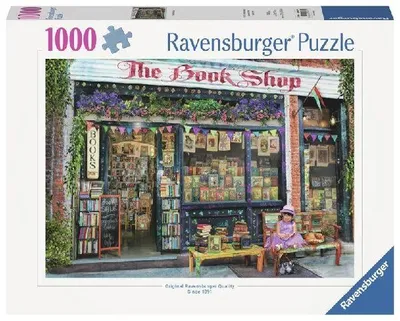 Produktbild von Das Puzzle "Die Buchhandlung" mit 1000 Teilen