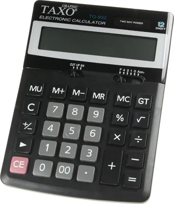 Produktbild von Taxo TG-932 12-stelliger Tischrechner