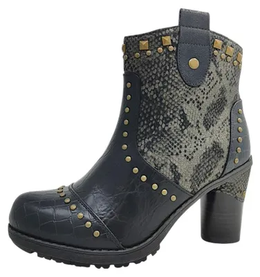 Immagine prodotto di Stivaletti da donna Mustang, color marrone, modello 15M0162012/mokka-multi