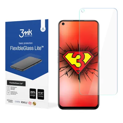 Produktbild von 3mk Display Hybridglas FlexibleGlass Lite für Realme 8i 0,16mm 6H