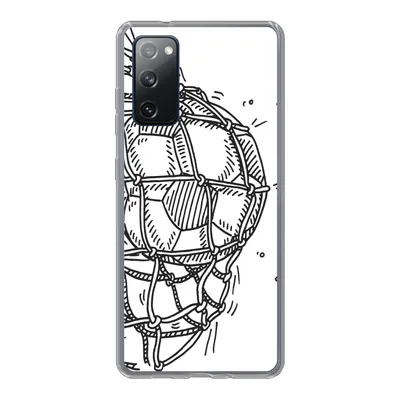 Produktbild von MuchoWow® Handyhülle Schutzhülle Hülle für Samsung Galaxy S20 FE Eine Illustration eines Fußballschusses ins Tor - Jungen - Mädchen - Kinder Silikon Softcase Handy Hülle - Abdeckung
