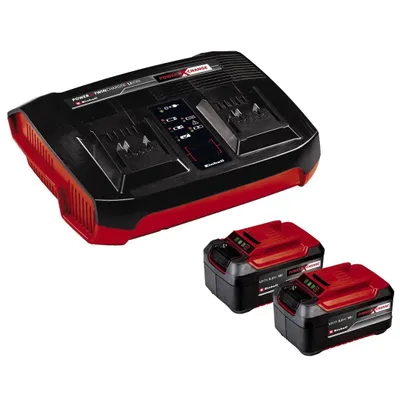 Produktbild von Starterkit 18V BATTERIE 2x 5,2Ah/EINHELL Netzteil