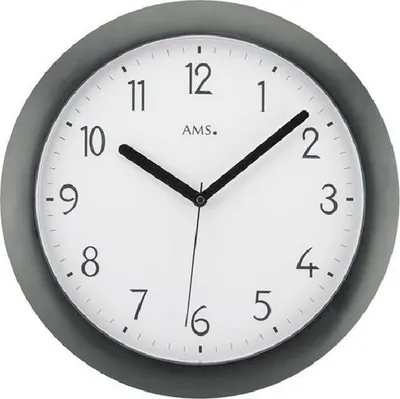 Immagine prodotto di Orologio da parete radiocomandato AMS, movimento radiocomandato, D28x4cm, 5845