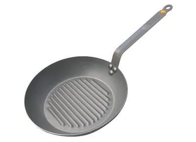 Produktbild von De Buyer Mineral Grillpan 5613.32 Bratpfanne, 32 cm max. Durchmesser, Gusseisen/Gussaluminium, Induktionsherd-geeignet
