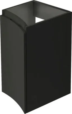 Produktbild von Unterschrank Baden Haus Vague BxHxT 34 x 55 cm x 42 cm Frontfarbe graphit matt links 55087