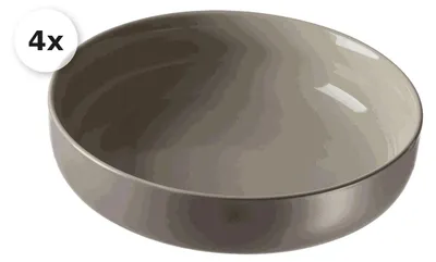Produktbild von Suppenschale 19cm 4er Set Jasper taupe