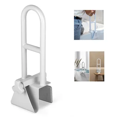 Produktbild von Badewannengriff, Wanneneinstiegshilfe, Wannengriff, verstellbare Wannenein- und -ausstiegshilfe, Belastbarkeit 136 kg