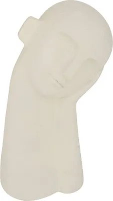 Produktbild von Statue gesicht wonj h.24,5cm harz weiß  - Atmosphera créateur d'intérieur