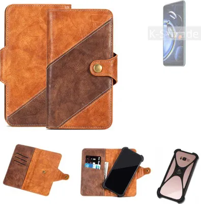 Produktbild von K-S-Trade Handyhülle Schutzhülle Bookstyle Case Wallet-Case kompatibel mit Xiaomi Redmi Note 11SE Cover Klapphülle Kantenschutz Smartphone