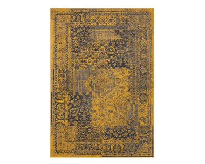 Zdjęcie produktu dla Dywan do salonu 160x230cm, miodowy tradycyjny wzór z miekkim włosem