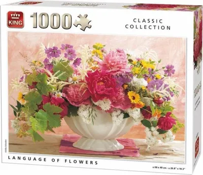Produktbild von King kng05377áClassic Sprache der Blumen Puzzle (1000áTeile)