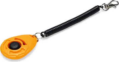 Produktbild von Beeztees Training Clicker Jur - Hund - Orange - 6x4x1,7 cm
