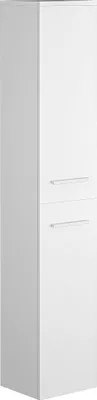Produktbild von Hängender Badezimmerschrank mit 6 Regalen - Weiß - 30 x 25 x 160 cm - KAYLA