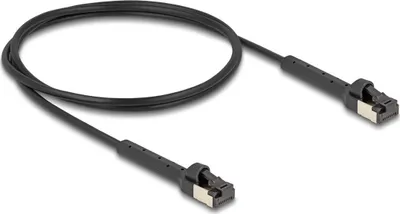 Zdjęcie produktu dla DeLOCK 80934, 1 m, Cat6a, U/FTP (STP), RJ-45, RJ-45, Czarny