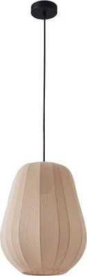 Produktbild von Lindby Hängeleuchte Helin, beige, Ø 30 cm, Stoff