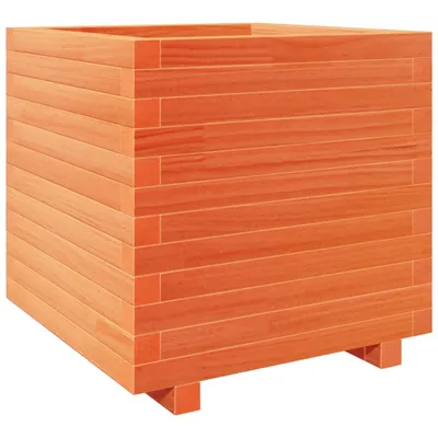 Produktbild von vidaXL Pflanzkübel Wachsbraun 50x50x49,5 cm Massivholz Kiefer