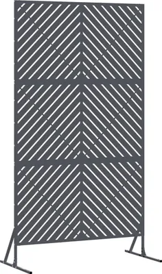 Obrázok produktu pre vidaXL Paraván na ochranu súkromia antracit 100 x 50 x 180 cm oceľ
