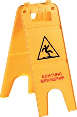 Produktbild von EVO Kunststoff Warnschild Achtung Rutschgefahr