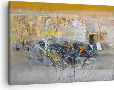 Produktbild von Bild auf Leinwand - Leinwandbild - Abstraktion modern - 70x50cm - Wand Bild - Wanddeko - Wandbilder - Leinwanddruck - Bilder - Kunstdruck - Wanddekoration - Leinwand bilder - Wandkunst - AA70x50-4001