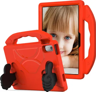 Image de Etui pour Lenovo Tab P11 Gen 2 11.5" 2023 /Tab P11 2nd Gen/Tab P11 Pro 11.5" 2020, étui léger en mousse EVA avec poignée et support Rouge