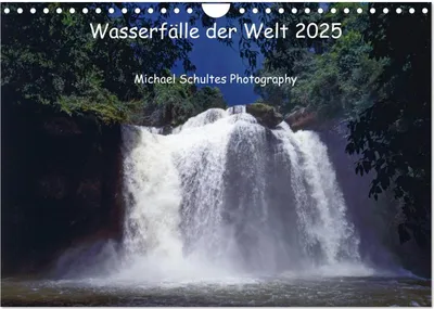 Produktbild von Wasserfälle der Welt 2025 (Wandkalender 2025 DIN A4 quer), CALVENDO Monatskalender