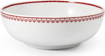 Produktbild von Salatschüssel, 30 cm, Tschechisches Porzellan, Hyggeline, rot, Leander