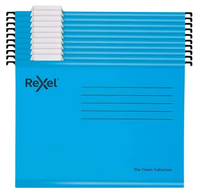 Produktbild von Rexel 2115594, A4, Karton, Blau, Kunststoff, 210 g/m², 150 Blätter