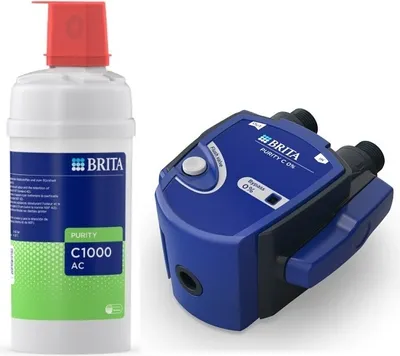 Produktbild von Wasserfilter Set Brita PURITY C1000 AC 1002063 gegen PFAS mit Filterkopf