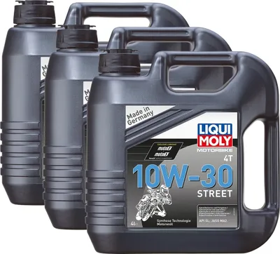 Produktbild von 3x Liqui Moly 1688 Motorrad 4T Synth Sport Motorbike Street Race 4L