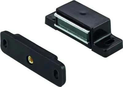 Produktbild von Hettich Magnetschnäpper 3-4 kg Gegenplatte beweglich braun, 4 Stück