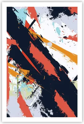 Produktbild von Poster - Poster ohne Rahmen - Abstraktion Graffiti Modern - 61x91,5 cm - Wand Bild - Wanddeko - Wandbilder - Kunstposter - Wandposter - Bilder - Kunstdruck - Wanddekoration - Wandbild P2XPA61x91-4257