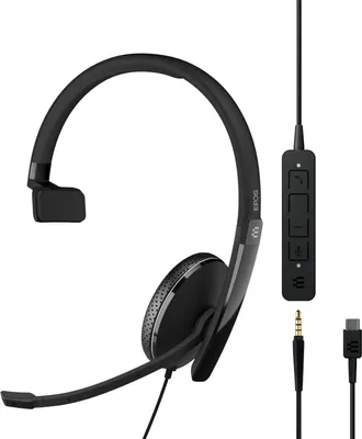 Immagine prodotto di EPOS I  ADAPT 135 USB-C II - Serie ADAPT 100 - Cuffia - on-ear - cablata - spina da 3,5 mm, USB-C - Sc