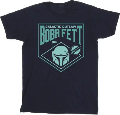 Produktbild von Star Wars - "The Book Of Boba Fett Galactic" T-Shirt für Herren BI44904 (3XL) (Marineblau)