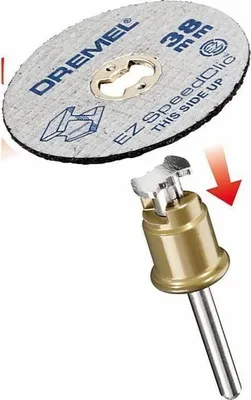Obrázok produktu pre Základná sada DREMEL SC406, adaptér EZ SpeedClic, 2 kotúče na rezanie kovu, Ø 38 mm