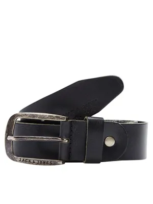 Image de JACK & JONES Ceinture en cuir pour homme JACPAUL Belt Cuir véritable |