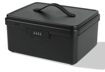 Image de Boîte de rangement verrouillable avec serrure à combinaison, 9 litres