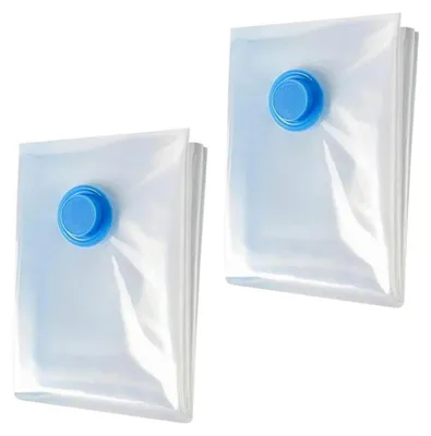 Productafbeelding van Vacuümzakken, extra groot, 2 stuks, 130x100 cm, voor het n van dekbedden, kleding, etc