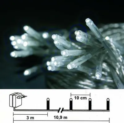 Produktbild von LED Lichterkette 80er 7,9m kaltweiss innen Best Season 462-28