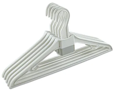 Kunststoff-Kleiderbügel 5er-Set – rutschfest, platzsparend, 44 cm