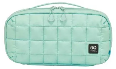 Immagine prodotto di Carrying case for games - Nintendo Switch 2 - Hori - Puff Pouch - Padded case - Cozy Green