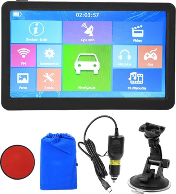 Produktbild von 9-Zoll-Universal-GPS-Navigationsgerät 256 MB 16 G HD kapazitiver Touchscreen für PKW-LKW-LKW (Europakarte)