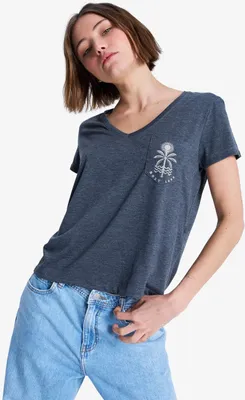 Image de Roxy Laguna Vert Col en V Anthracite XS