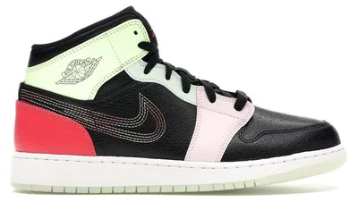 Produktbild von Jordan 1 Mid Glow-In-The-Dark (GS) - EU 38