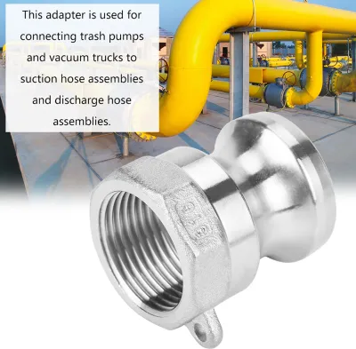 Obrázek produktu pro Nerezová ocel DN20 3/4" A – adaptér pro čerpadla na odpadní vodu s vnějším závitem Camlock a vnitřním závitem