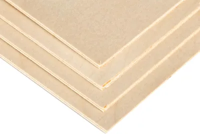 Image de 4 pièces Contreplaqué de bouleau sélectionné 1/8" 11,8''x8,46'' Bois non traité pour la gravure laser & la découpe CNC