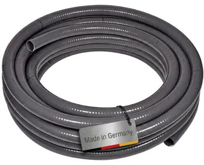 Produktbild von 12m Poolflex flexibler PVC Druckschlauch Ø 50mm, grau Flex Rohr