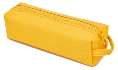 Image de Trousse à crayons, souple, élégante, résistante, jaune