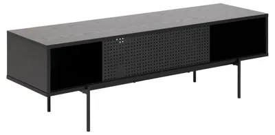 Produktbild von Actona Angus, Schwarz, Raues Melamin, Schwarz, Stahl, Pulverbeschichtung, Matt